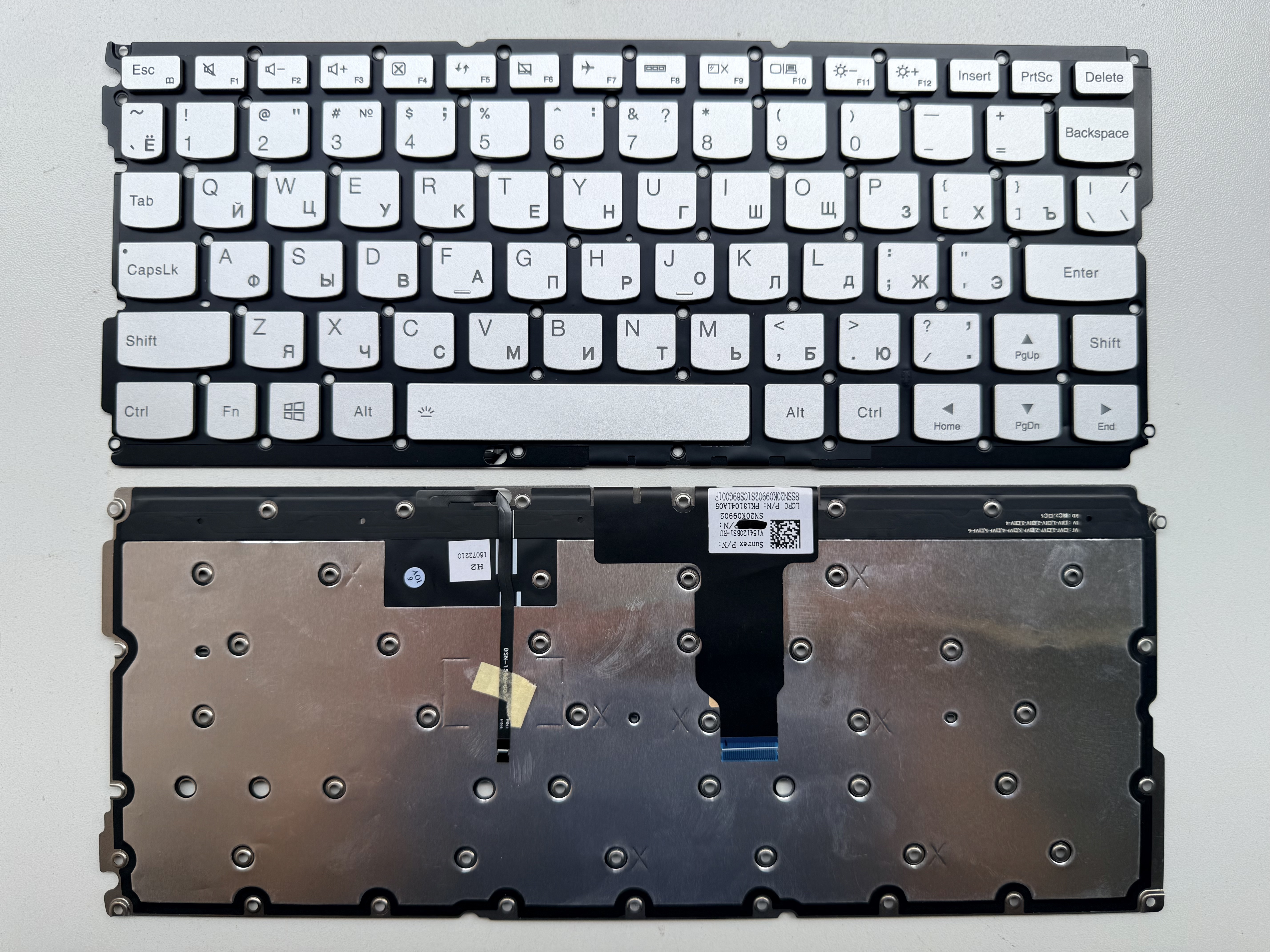 Picture of Laptop Russian keyboard forNew Replacement Laptop Keyboard For LENOVO YOGA900S-12 SILVER Backlit RU Layout